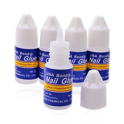 Nail Glue 0.1OZ Jar 6pcs