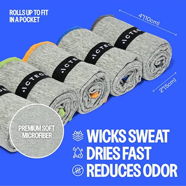 Acteon Microfiber Quick Dry Gym Towel, - Image 2