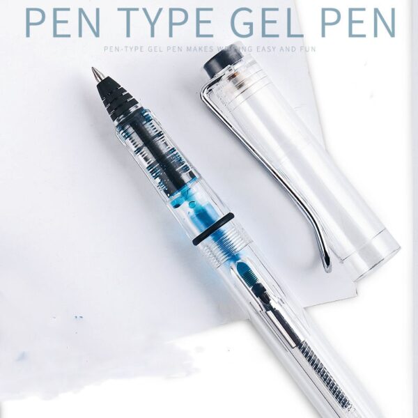 2 PCS High Quality Transparent Gel Pen for Office & School - Image 3