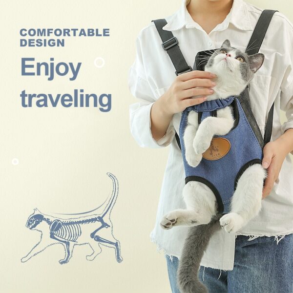 Pet Cat Carrier Pets Travel Bag - Image 3