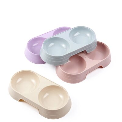 4pcs Double Bowl for Pets