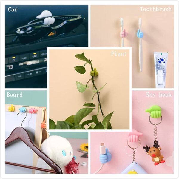 10pcs Multifunctional Holder Thumb Hooks - Image 3