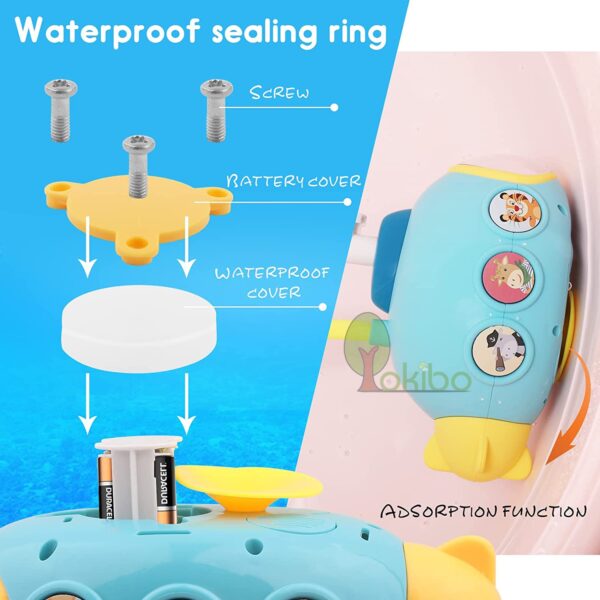 Baby Bath Toys for Kids Submarine - Image 3
